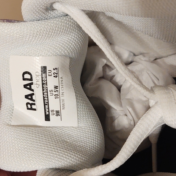 Raad Shop Women's low top sneakers. pink & blue mandala shoes. Size 10.5 - Picture 5 of 5